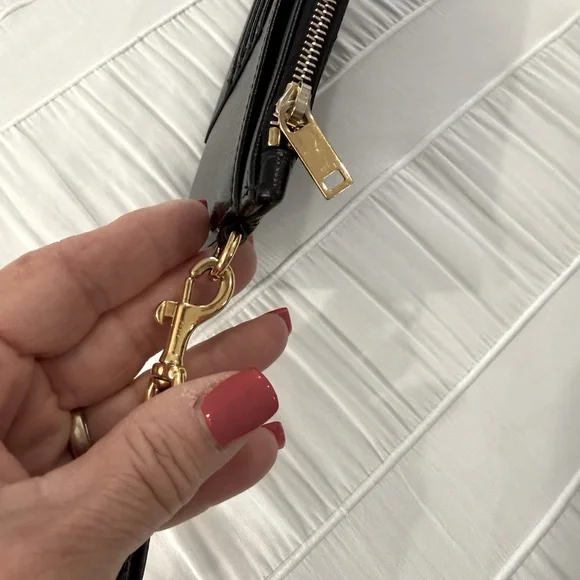 Yves Saint Laurent Black Quilted Wristlet. AUTHENTIC! - Picture 9 of 15